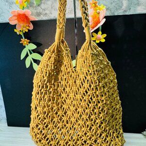 Female Straw Handbag Summer Beach Korean Simple Shopper Girl Shoulder Tote Bags